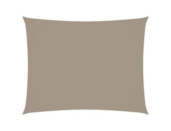VidaXL Zonnescherm Rechthoekig 2,5x4 m Oxford Stof Taupe - 33% Korting