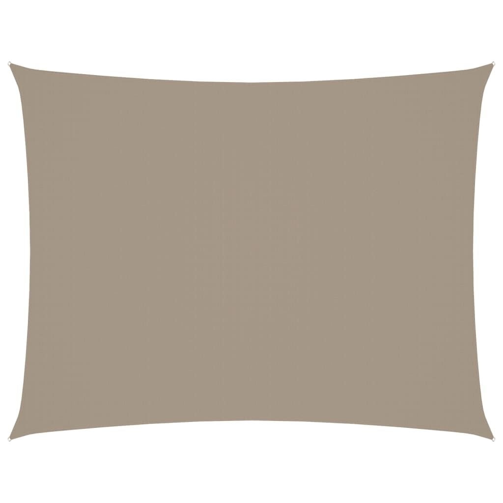 VidaXL Zonnescherm Rechthoekig 2,5x4 m Oxford Stof Taupe - 33% Korting