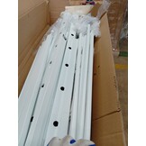 vidaXL Bedframe Metaal Wit 120x200 cm - 54% Korting