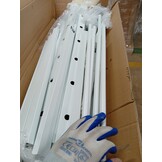 vidaXL Bedframe Metaal Wit 120x200 cm - 54% Korting