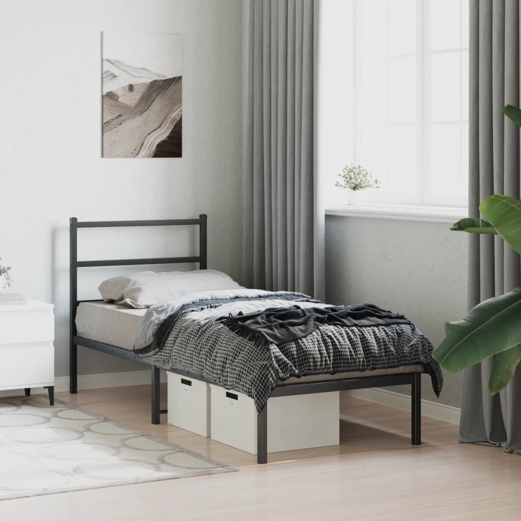 vidaXL Bedframe Metaal Wit 120x200 cm - 54% Korting