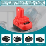 Accu-adapter MT18PA14 voor Makita 18V naar 12V/14.4V Gereedschap - 27% Korting!