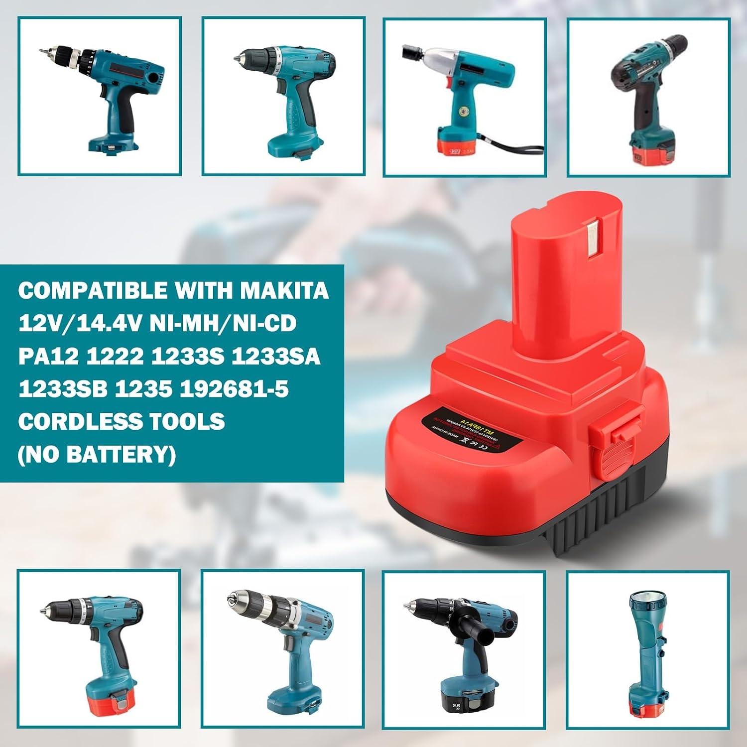 Accu-adapter MT18PA14 voor Makita 18V naar 12V/14.4V Gereedschap - 27% Korting!