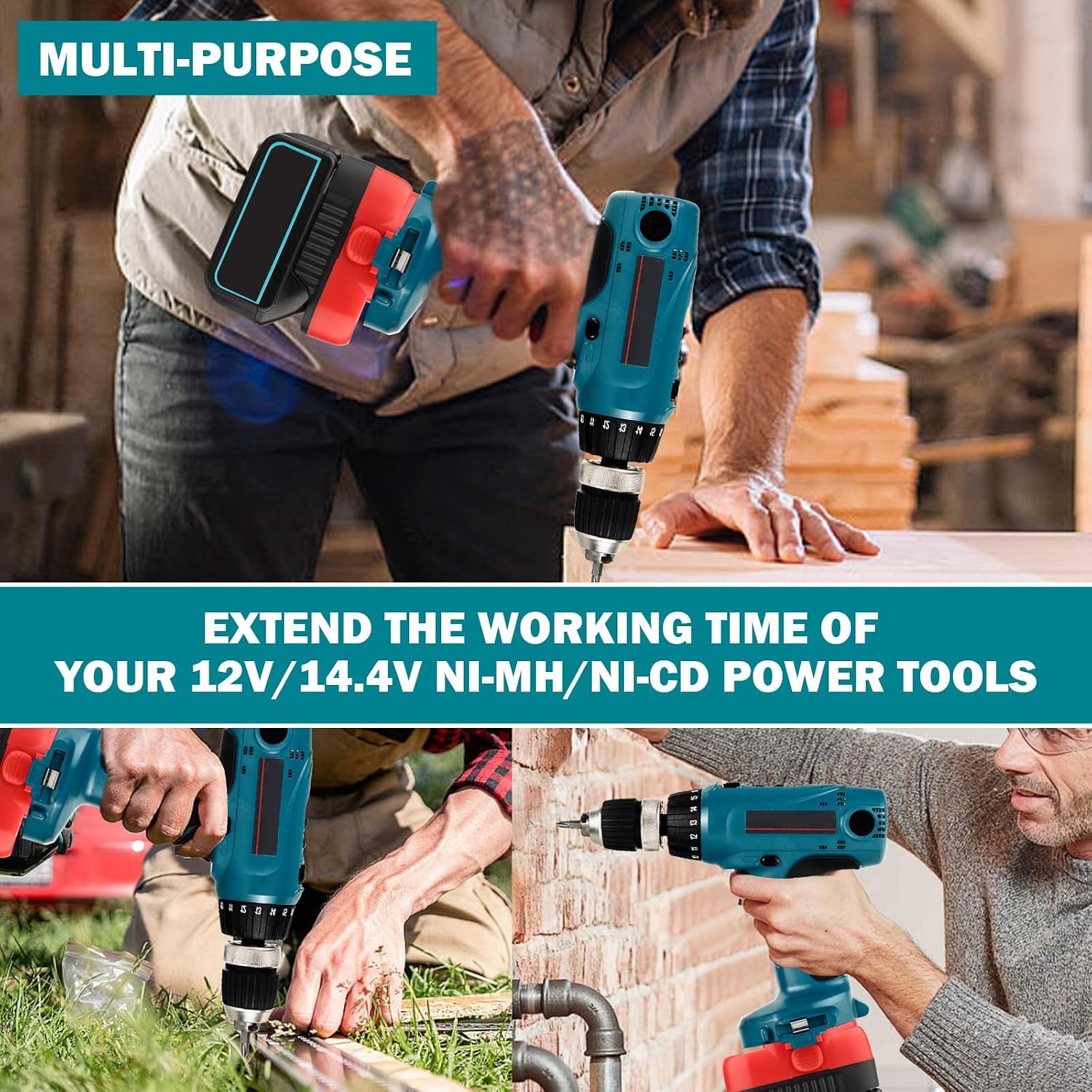 Accu-adapter MT18PA14 voor Makita 18V naar 12V/14.4V Gereedschap - 27% Korting!