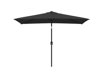 vidaXL Parasol Zwart 300x200 cm met Metalen Paal - 34% Korting!