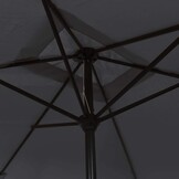 vidaXL Parasol Zwart 300x200 cm met Metalen Paal - 34% Korting!