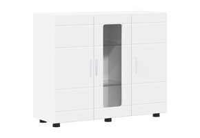 VidaXL Houten Kast Wit - Bewerkt Hout - 41% Korting