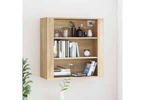 vidaXL Wandkast 80x33x80 cm Sonoma Eiken - 34% Korting