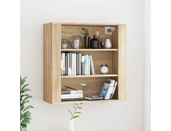 vidaXL Wandkast 80x33x80 cm Sonoma Eiken - 34% Korting