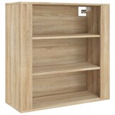 vidaXL Wandkast 80x33x80 cm Sonoma Eiken - 34% Korting