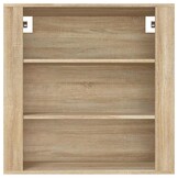 vidaXL Wandkast 80x33x80 cm Sonoma Eiken - 34% Korting