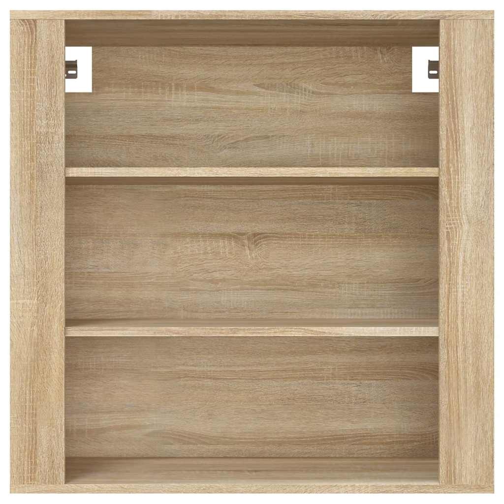 vidaXL Wandkast 80x33x80 cm Sonoma Eiken - 34% Korting