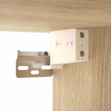 vidaXL Wandkast 80x33x80 cm Sonoma Eiken - 34% Korting
