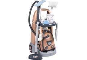 Smoby Rowenta Schoonmaaktrolley met Stofzuiger - 9 Accessoires, 58% Korting