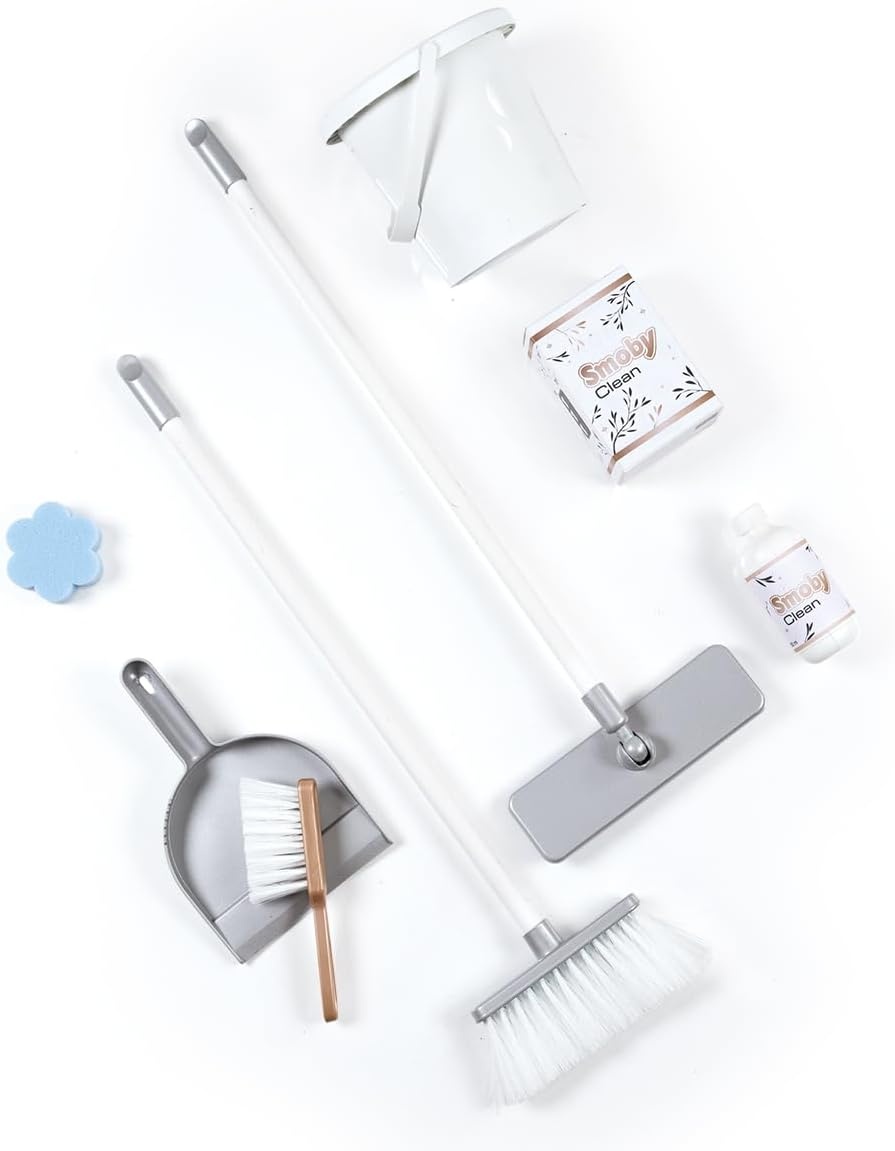 Smoby Rowenta Schoonmaaktrolley met Stofzuiger - 9 Accessoires, 58% Korting