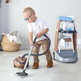 Smoby Rowenta Schoonmaaktrolley met Stofzuiger - 9 Accessoires, 58% Korting