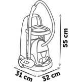 Smoby Rowenta Schoonmaaktrolley met Stofzuiger - 9 Accessoires, 58% Korting