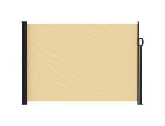 VidaXL Uittrekbaar Zijscherm 500x120cm Polyester Zand - 34% Korting