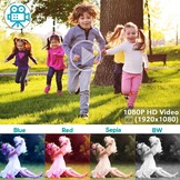 Kindercamera Digitaal Blauw - 32GB SD & Fotokaders - 33% Korting