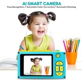 Kindercamera Digitaal Blauw - 32GB SD & Fotokaders - 33% Korting