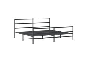 VidaXL Metalen Bedframe Zwart 180x200 cm - 35% Korting