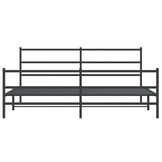 VidaXL Metalen Bedframe Zwart 180x200 cm - 35% Korting