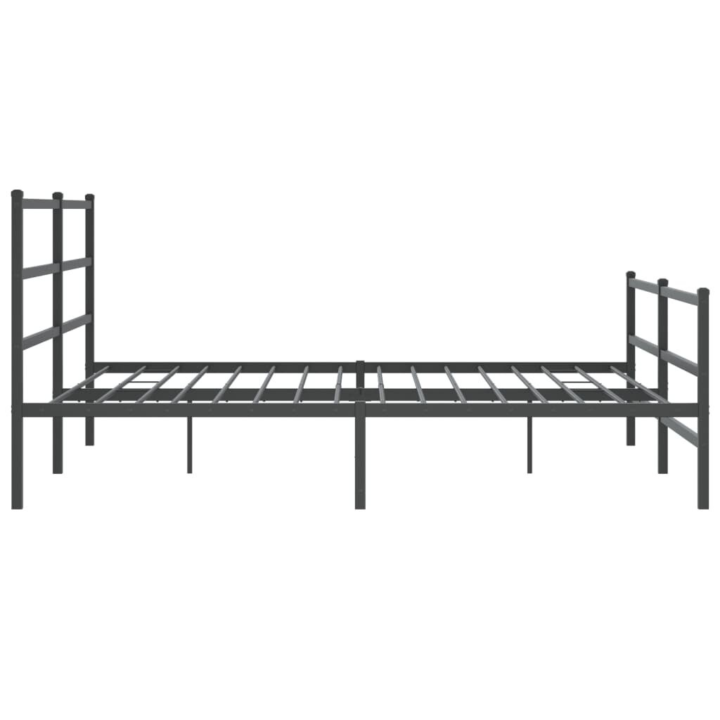 VidaXL Metalen Bedframe Zwart 180x200 cm - 35% Korting