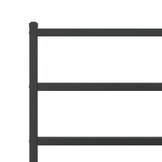 VidaXL Metalen Bedframe Zwart 180x200 cm met Korting
