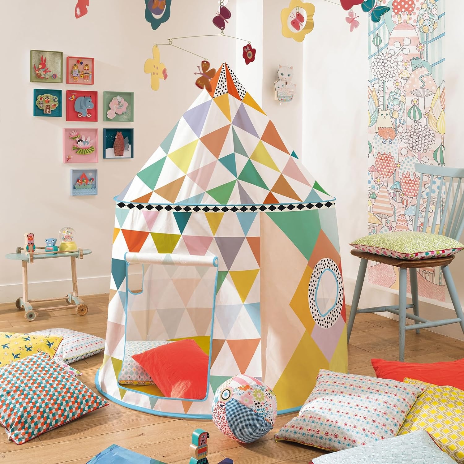 Djeco Tinous Speeltent 106x106x130 cm - Scandinavisch Design (34% Korting)
