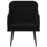 vidaXL Fauteuil Zwart Fluweel 63x76x80 cm (34% Korting)