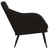 vidaXL Fauteuil Zwart Fluweel 63x76x80 cm (34% Korting)