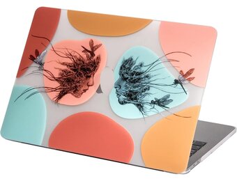 MacBook Pro 13 inch Hardcase 5-in-1 (2016-2021) A2338 M1 A2289 A2251 A2159 A1989 A1706 A1708 | Transparant, Toetsenbordhoes, Touch ID