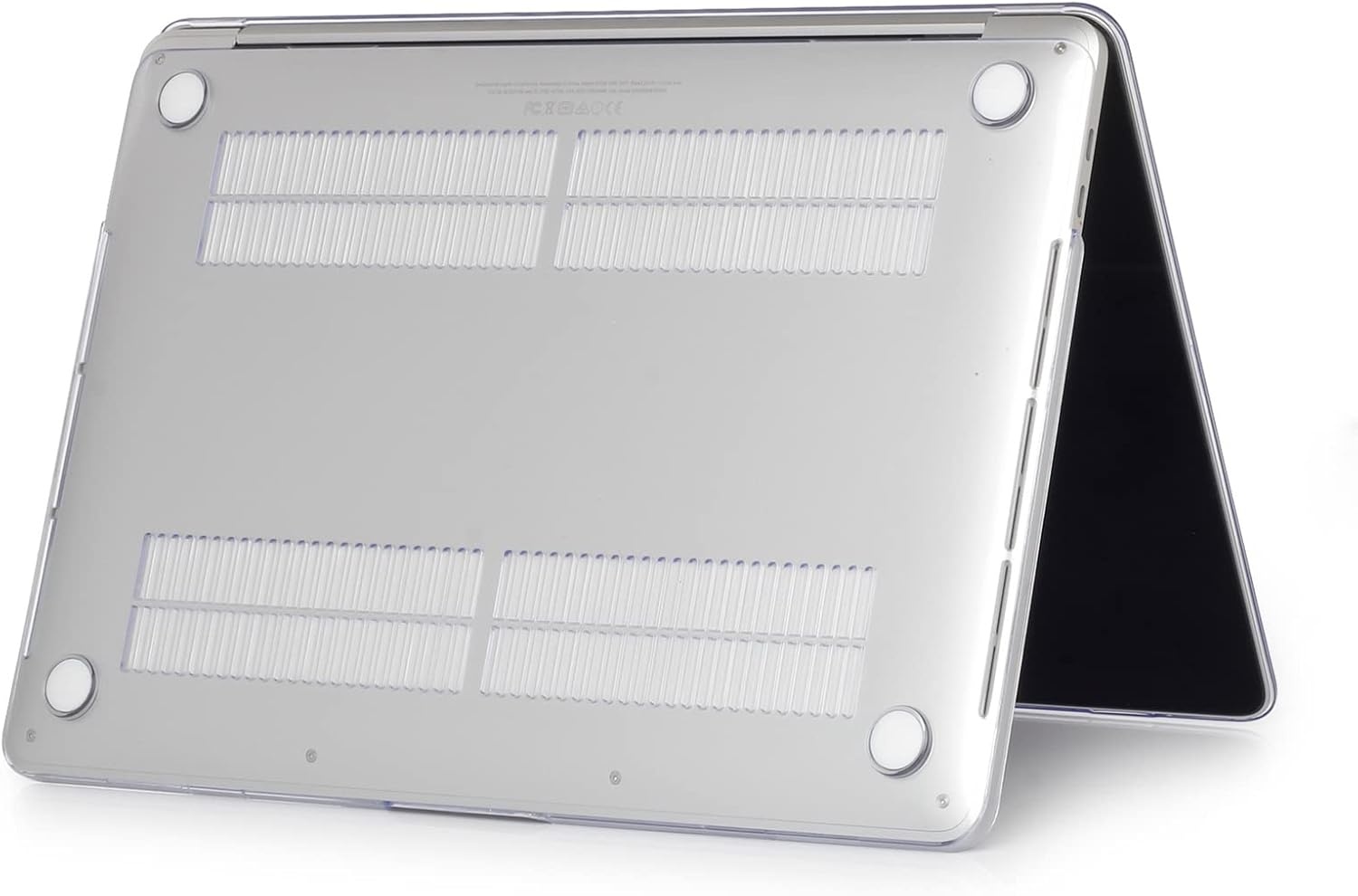 MacBook Pro 13 inch Hardcase 5-in-1 (2016-2021) A2338 M1 A2289 A2251 A2159 A1989 A1706 A1708 | Transparant, Toetsenbordhoes, Touch ID