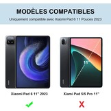 Toetsenbordhoes met Trackpad voor Xiaomi Pad 6/6 Pro 11 inch 2023 AZERTY Frans Hemelsblauw Bluetooth