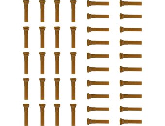 Rubber plukvingers 40 stuks voor kippenplukmachine, geel, 8,2 x 2,33 cm