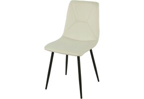 Gestoffeerde Stoel Off-White - 34% Korting