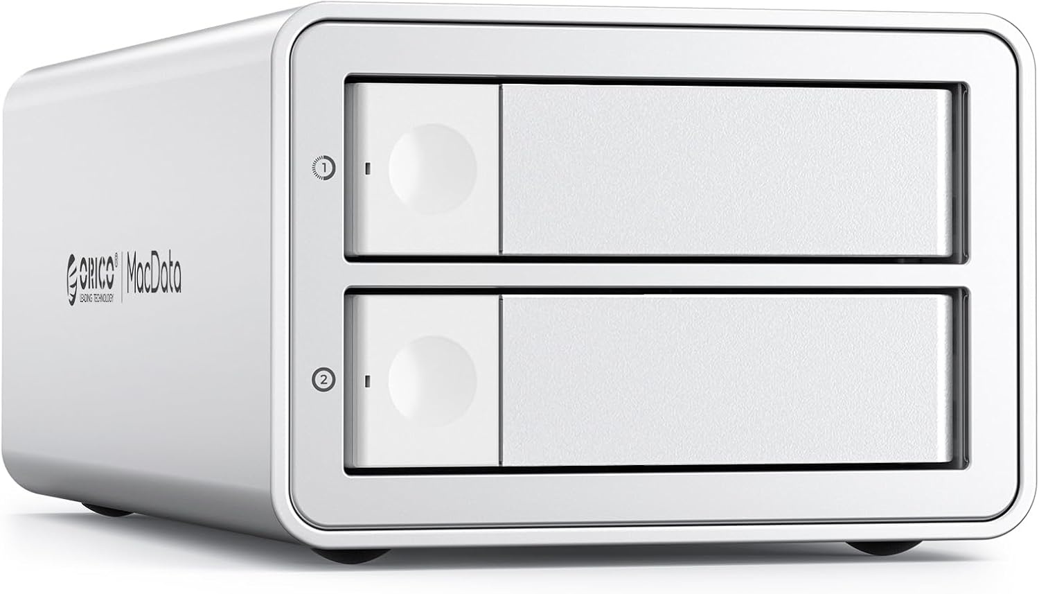 ORICO 2 x Raid harde schijf behuizing voor 2,5/3,5 inch SATA HDD/SSD tot 2X 22TB, USB 3.0 type B, harde schijf dockingstation, ondersteunt Raid 0/1/PM (9928RU3)
