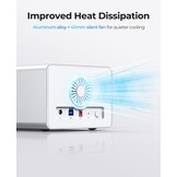 ORICO 2 x Raid harde schijf behuizing voor 2,5/3,5 inch SATA HDD/SSD tot 2X 22TB, USB 3.0 type B, harde schijf dockingstation, ondersteunt Raid 0/1/PM (9928RU3)