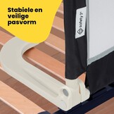 Veilig Bedhek voor Kinderen - Draagbaar & Opvouwbaar - Dark Grey