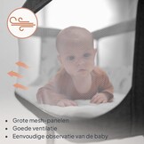 LIONELO Aurora 3-in-1 Baby Co-Sleeper, Hoogteverstelling & Hellingsfunctie