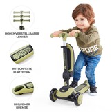 Kinderkraft Halley 2-in-1 Kinderstep en Loopfiets - Roze