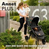 Lionelo Annet Plus Kinderwagen - Blue Denim - Tot 22 kg