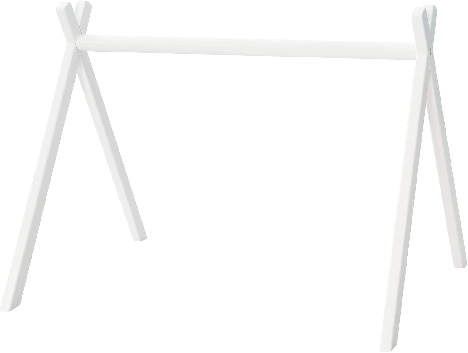 roba Montessori Speeltrapeze voor baby's - Wit gelakt hout - 52 x 70 x 50,5 cm