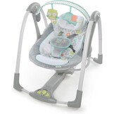 Ingenuity Baby Schommel Swing 'n Go 5 standen, 0-9 maanden, Hugs & Hoots