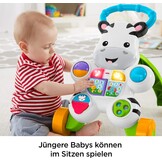Fisher-Price Loopwagen Zebra, interactief en muzikaal, voor baby's vanaf 6 maanden, multicolor