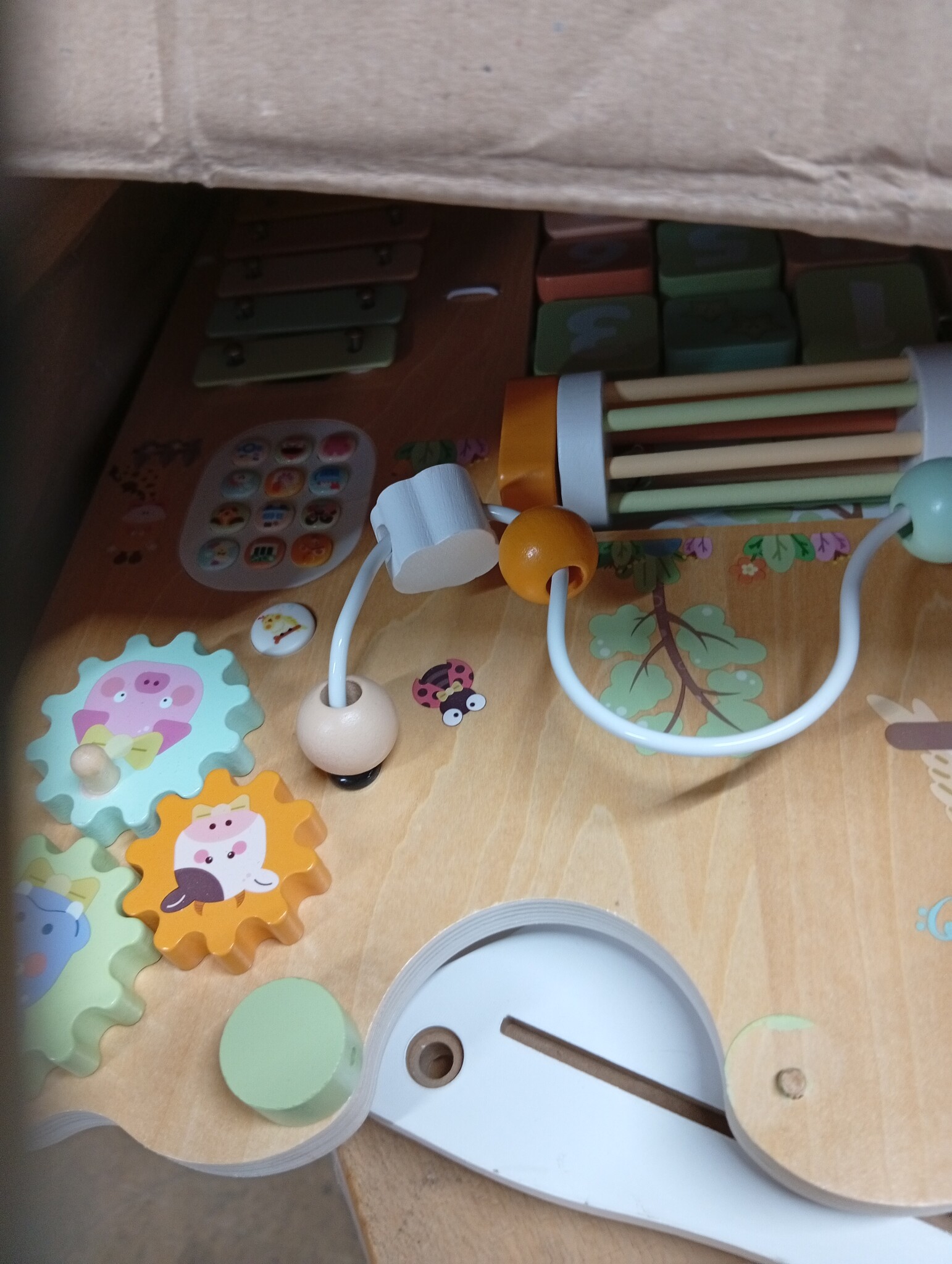 Houten Babyloopwagen Montessori Activiteitencentrum - 59% Korting!
