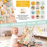 Houten Babyloopwagen Montessori Activiteitencentrum - 59% Korting!