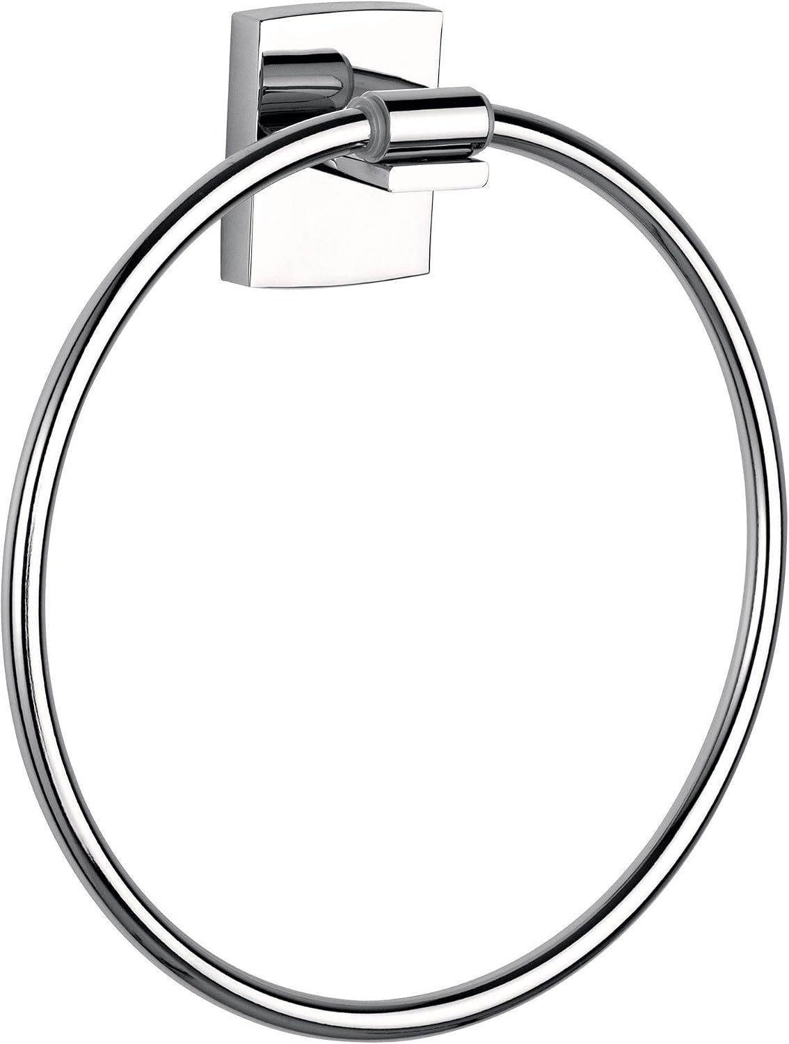 tesa KLAAM Toiletborstelhouder - Zelfklevend - Verchroomd Metaal - 416 x 92 x 131 mm