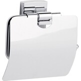 tesa KLAAM Toiletborstelhouder - Zelfklevend - Verchroomd Metaal - 416 x 92 x 131 mm