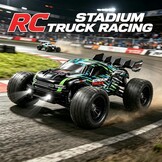 HAIBOXING Op afstand bestuurde auto 18858E, 1/18, nieuw model 4WD 36+ km/u, hobby, offroad, monstertruck met 2 batterijen, waterdicht, RC Truggy RTR, terreinspeelgoed, 35 minuten looptijd